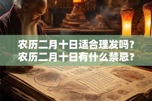 农历二月十日适合理发吗？农历二月十日有什么禁忌？