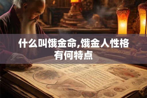 什么叫饿金命,饿金人性格有何特点