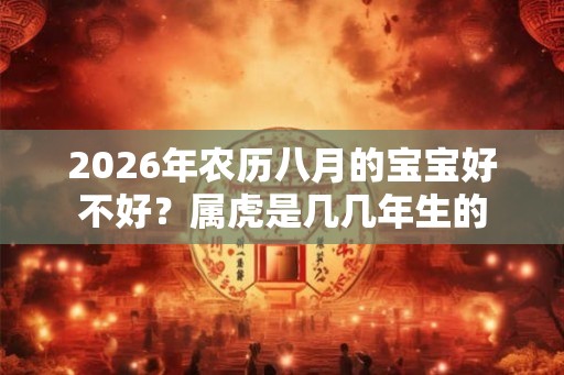 2026年农历八月的宝宝好不好？属虎是几几年生的