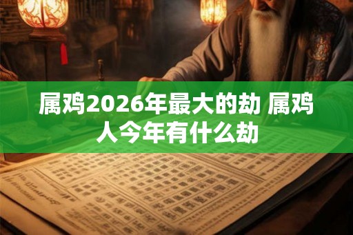 属鸡2026年最大的劫 属鸡人今年有什么劫