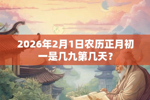 2026年2月1日农历正月初一是几九第几天？
