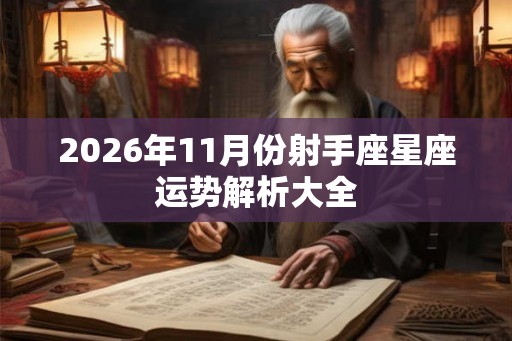 2026年11月份射手座星座运势解析大全 2026年11月份射手座星座运势解析大全