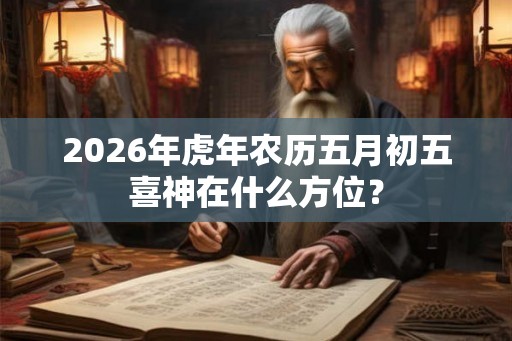 2026年虎年农历五月初五喜神在什么方位？