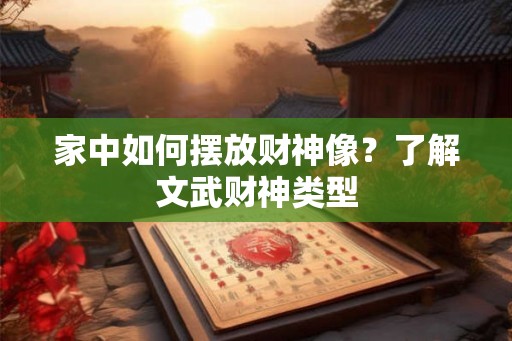 家中如何摆放财神像？了解文武财神类型