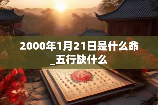 2000年1月21日是什么命_五行缺什么