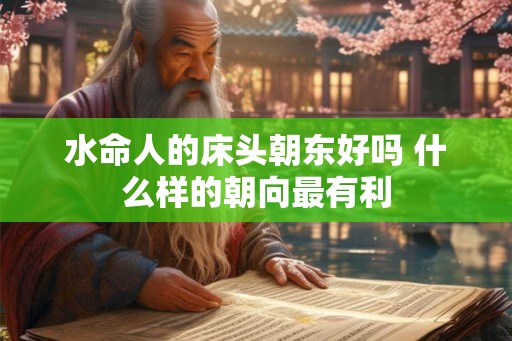 水命人的床头朝东好吗 什么样的朝向最有利