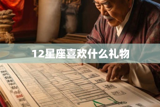 12星座喜欢什么礼物 12星座喜欢什么礼物