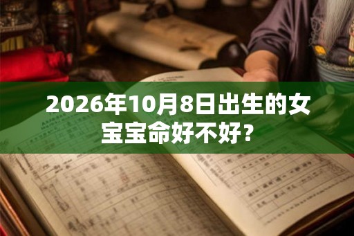 2026年10月8日出生的女宝宝命好不好？