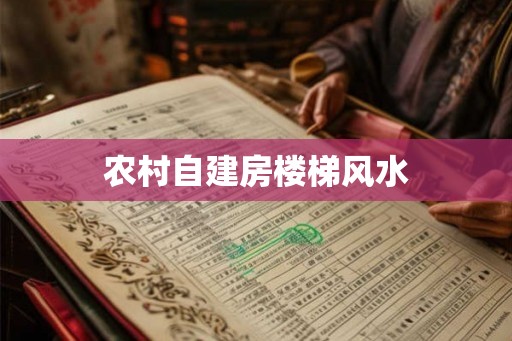 农村自建房楼梯风水