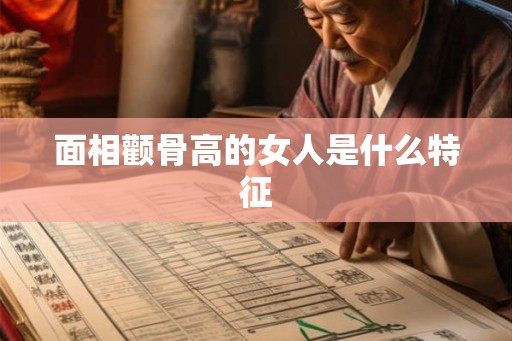 面相颧骨高的女人是什么特征