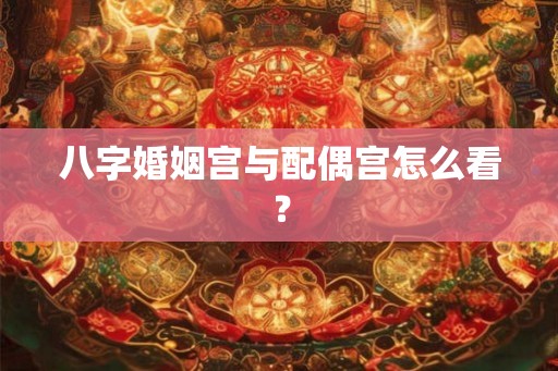 八字婚姻宫与配偶宫怎么看？