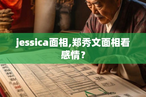 jessica面相,郑秀文面相看感情？