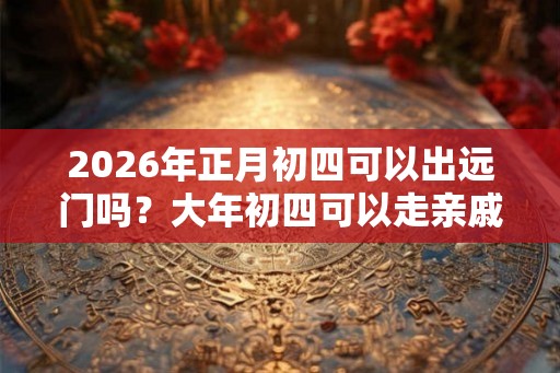 2026年正月初四可以出远门吗？大年初四可以走亲戚吗？