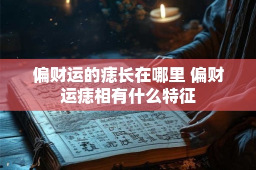 偏财运的痣长在哪里 偏财运痣相有什么特征