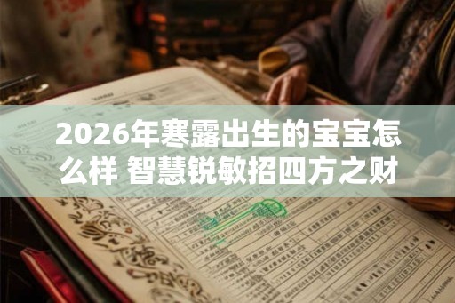 2026年寒露出生的宝宝怎么样 智慧锐敏招四方之财