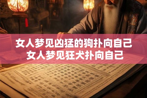 女人梦见凶猛的狗扑向自己 女人梦见狂犬扑向自己