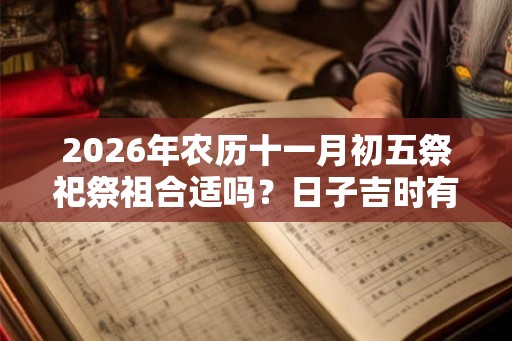 2026年农历十一月初五祭祀祭祖合适吗？日子吉时有哪些？
