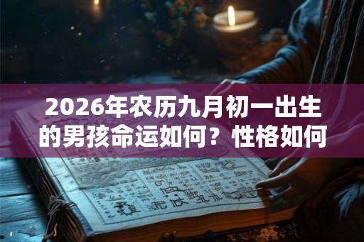 2026年农历九月初一出生的男孩命运如何？性格如何？