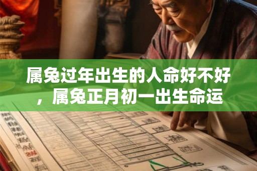 属兔过年出生的人命好不好，属兔正月初一出生命运
