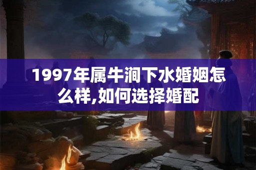 1997年属牛涧下水婚姻怎么样,如何选择婚配