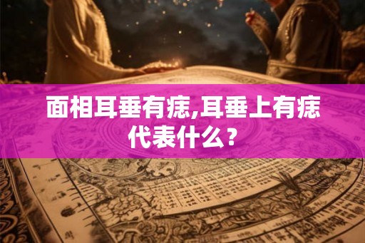 面相耳垂有痣,耳垂上有痣代表什么？