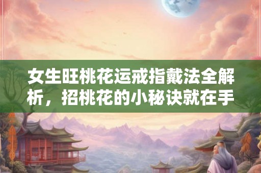 女生旺桃花运戒指戴法全解析，招桃花的小秘诀就在手指上