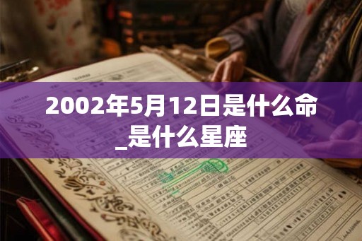 2002年5月12日是什么命_是什么星座