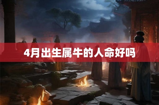 4月出生属牛的人命好吗
