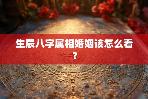 生辰八字属相婚姻该怎么看? 生辰八字属相婚姻该怎么看?