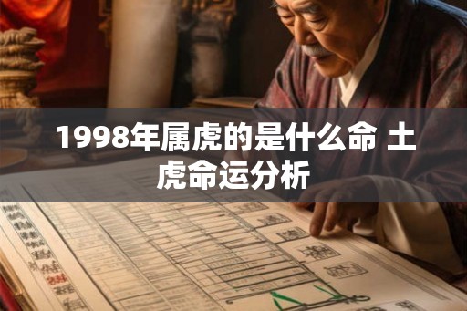 1998年属虎的是什么命 土虎命运分析