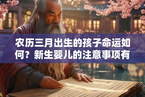 农历三月出生的孩子命运如何？新生婴儿的注意事项有哪些？