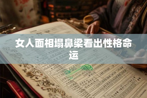 女人面相塌鼻梁看出性格命运