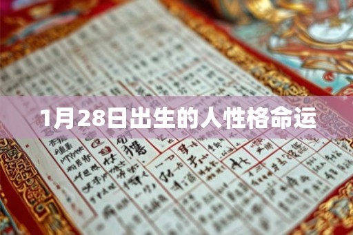 1月28日出生的人性格命运
