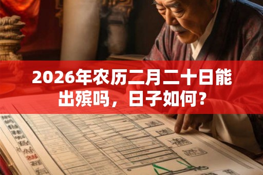 2026年农历二月二十日能出殡吗，日子如何？