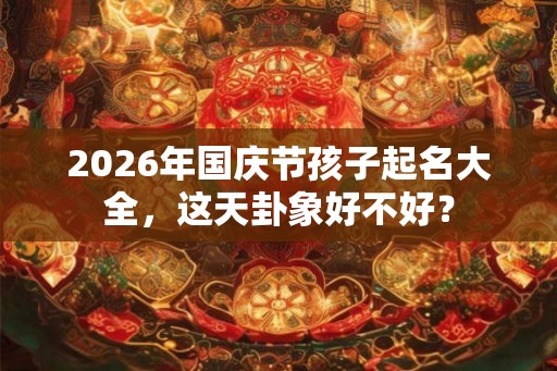 2026年国庆节孩子起名大全，这天卦象好不好？
