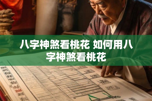 八字神煞看桃花 如何用八字神煞看桃花