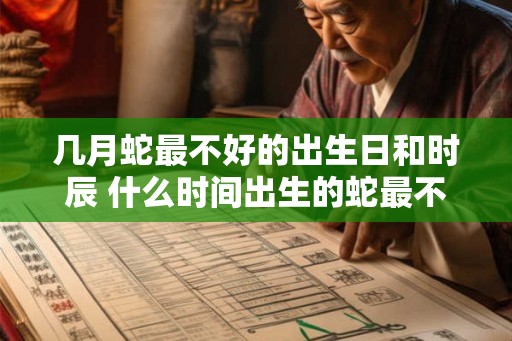 几月蛇最不好的出生日和时辰 什么时间出生的蛇最不吉利