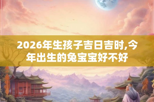 2026年生孩子吉日吉时,今年出生的兔宝宝好不好