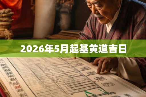 2026年5月起基黄道吉日
