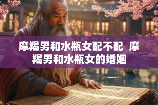 摩羯男和水瓶女配不配  摩羯男和水瓶女的婚姻