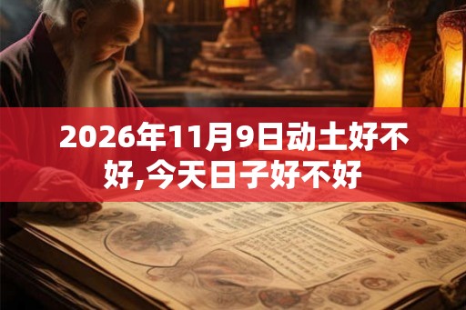 2026年11月9日动土好不好,今天日子好不好