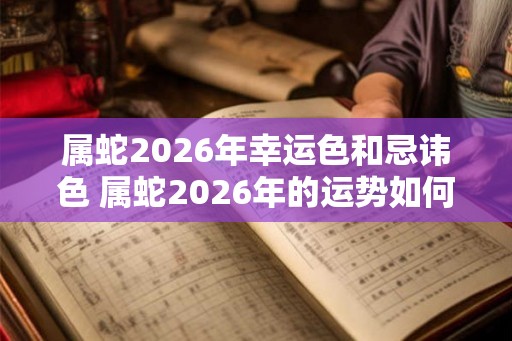 属蛇2026年幸运色和忌讳色 属蛇2026年的运势如何