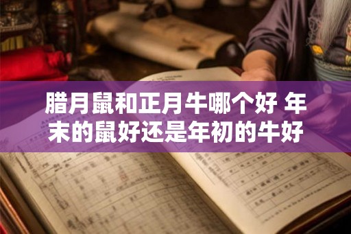 腊月鼠和正月牛哪个好 年末的鼠好还是年初的牛好 腊月鼠和正月牛哪个好 年末的鼠好还是年初的牛好