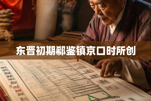 东晋初期郗鉴镇京口时所创 东晋初期郗鉴镇京口时所创
