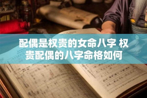 配偶是权贵的女命八字 权贵配偶的八字命格如何