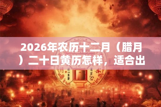 2026年农历十二月（腊月）二十日黄历怎样，适合出殡吗？