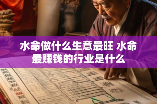 水命做什么生意最旺 水命最赚钱的行业是什么