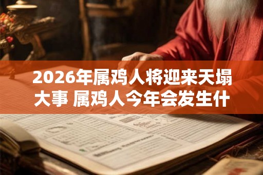 2026年属鸡人将迎来天塌大事 属鸡人今年会发生什么大事 2026年属鸡人将迎来天塌大事 属鸡人今年会发生什么大事