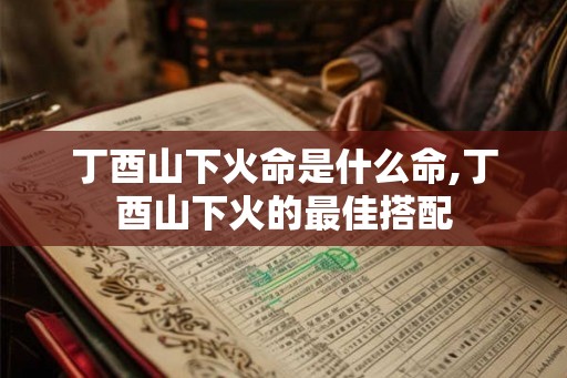 丁酉山下火命是什么命,丁酉山下火的最佳搭配