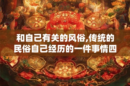 和自己有关的风俗,传统的民俗自己经历的一件事情四百字
